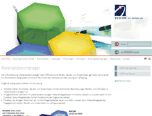 Tablet Screenshot of materialdatenmanager.com